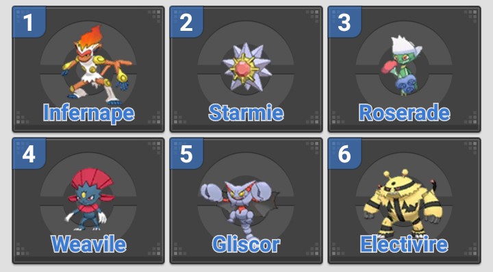 Pokemon platinum best team