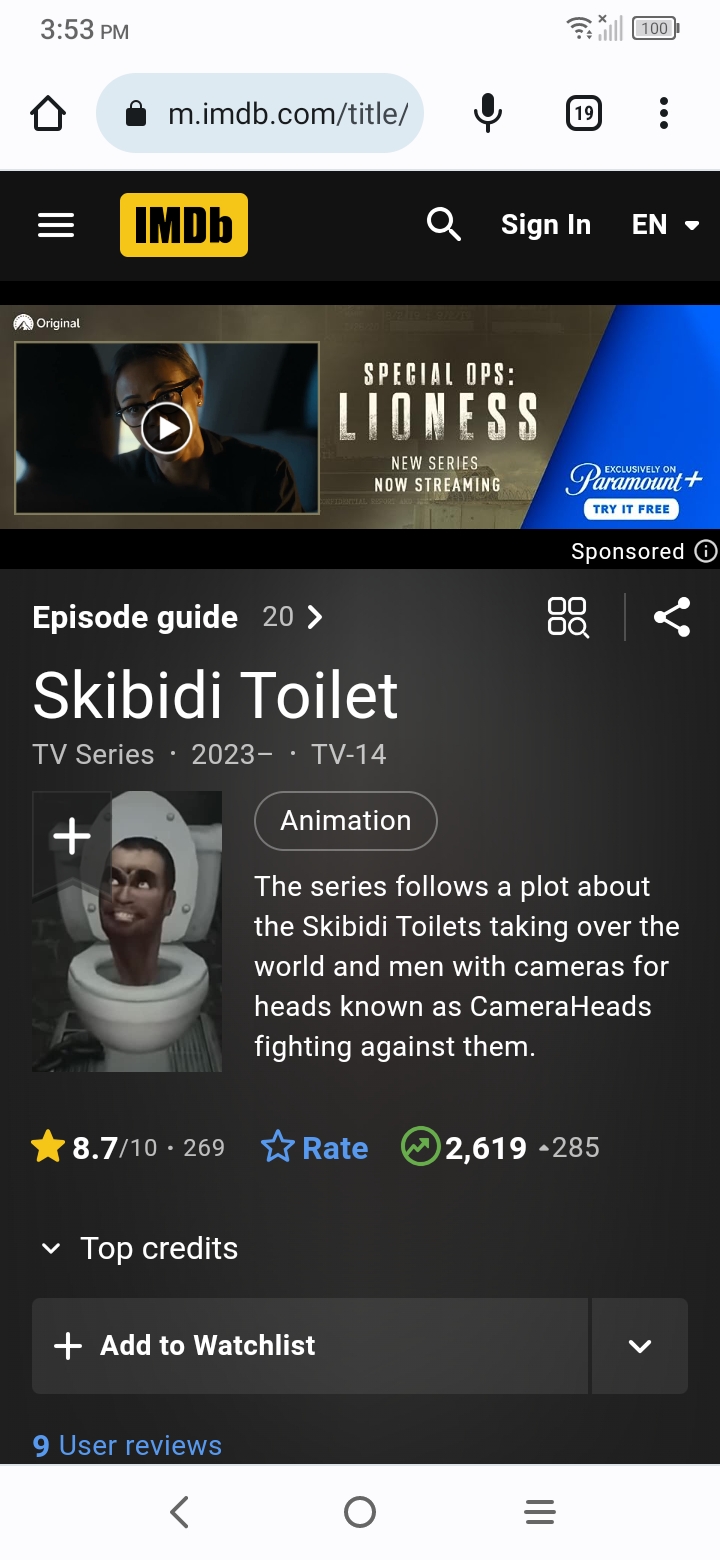 Reviews: Skibidi Toilet - IMDb