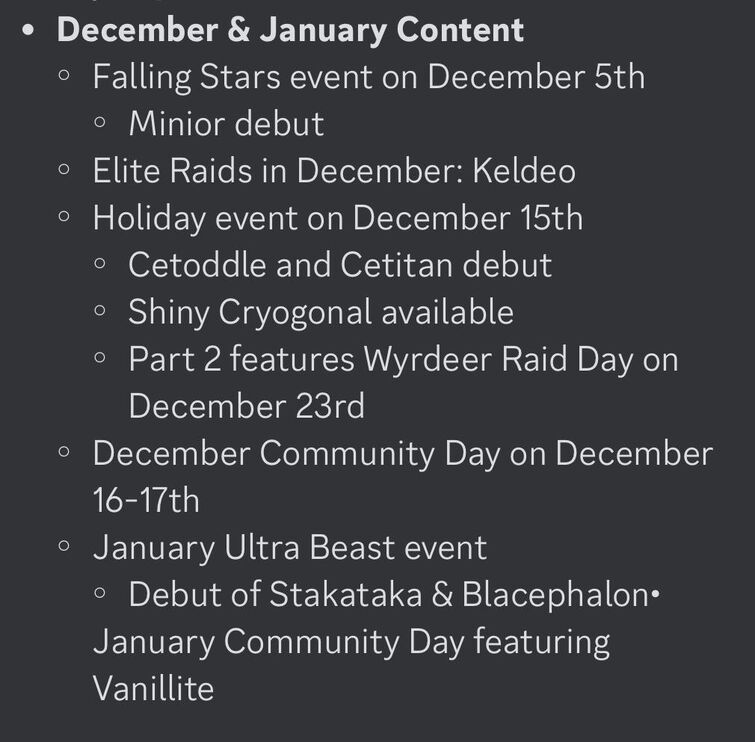 Pokemon Go December 2023 Community Day: Dates, shinies, featured