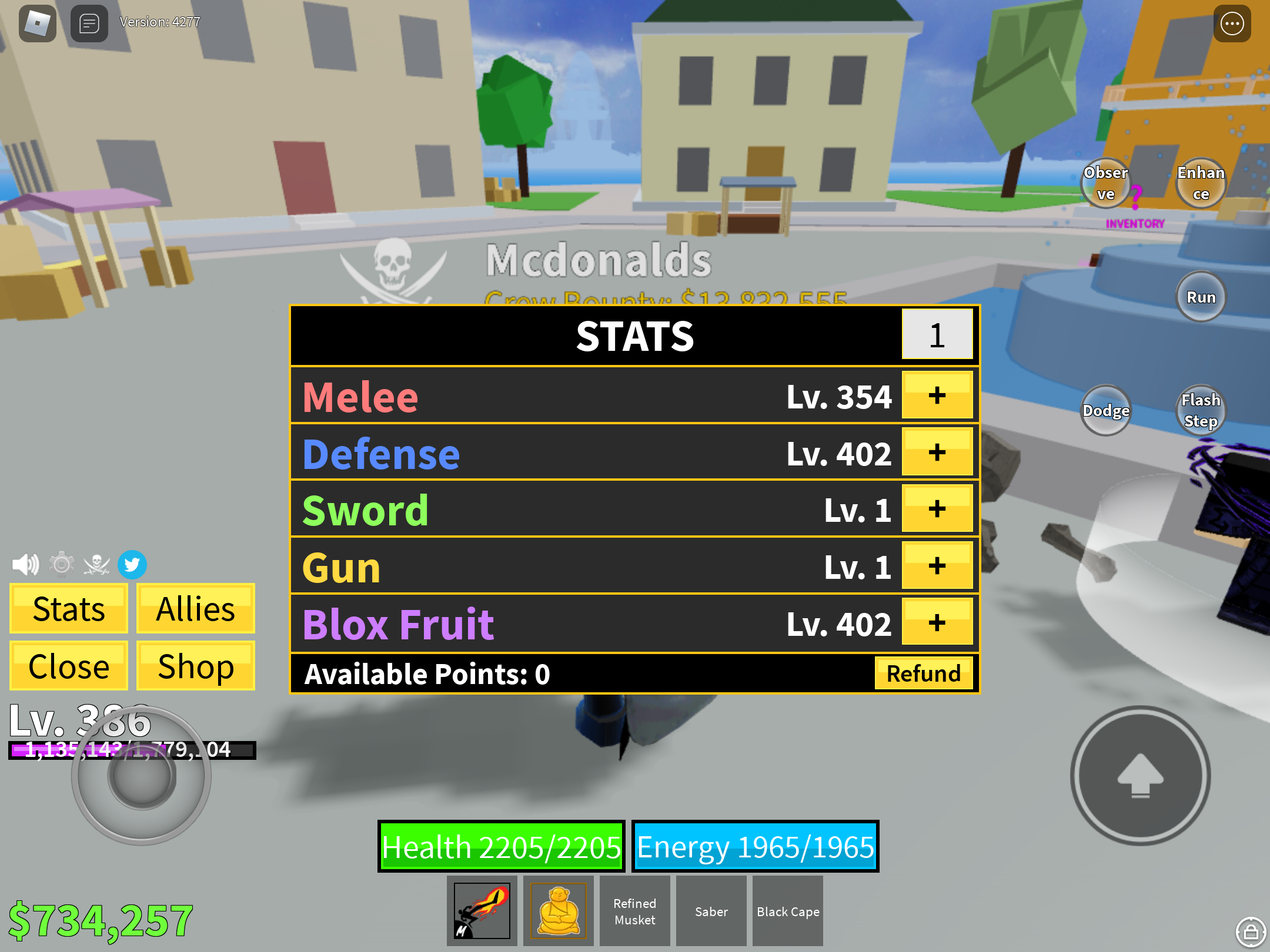 Messed up my stats pls help me : r/bloxfruits