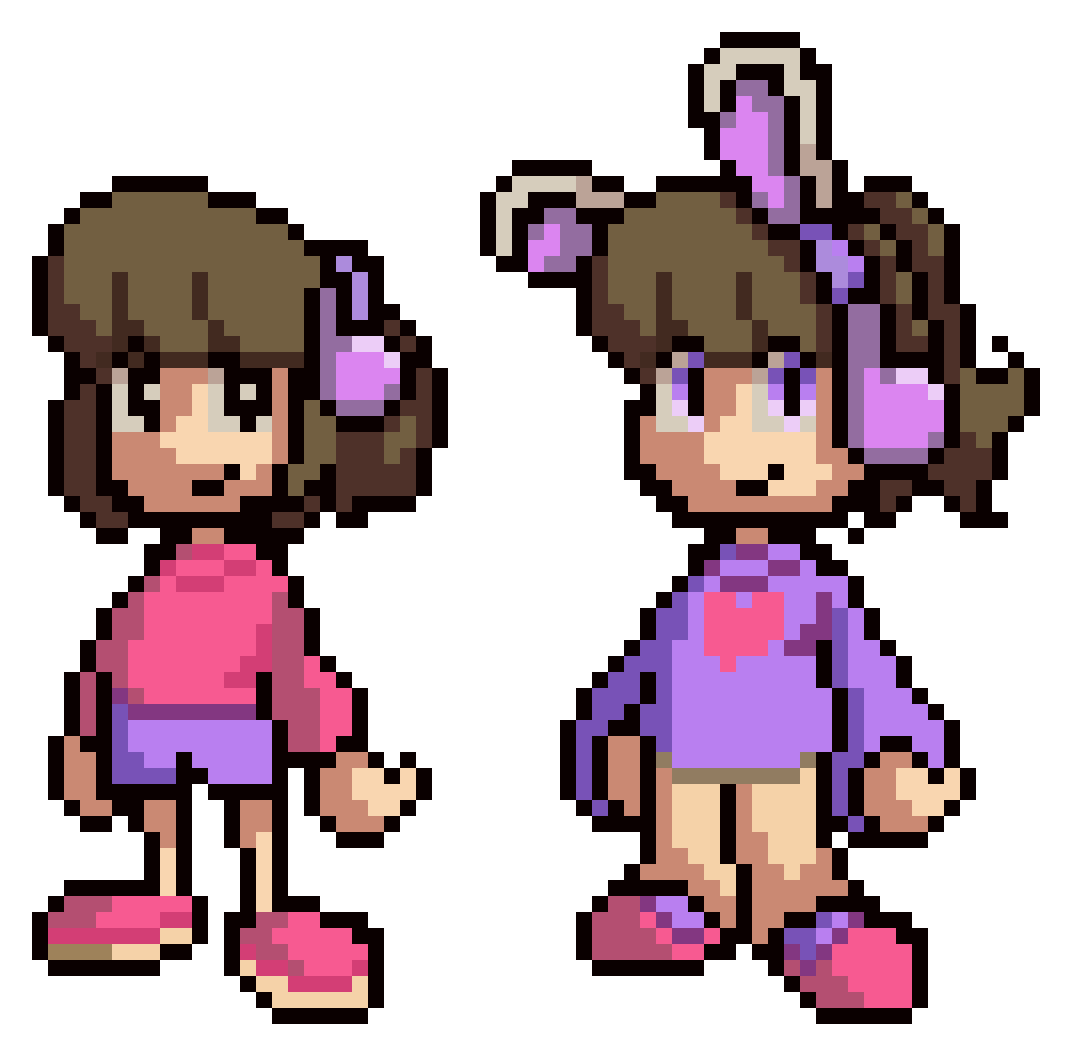 Remade an old Scratchin #39 Melodii OC used the pixel art section from my