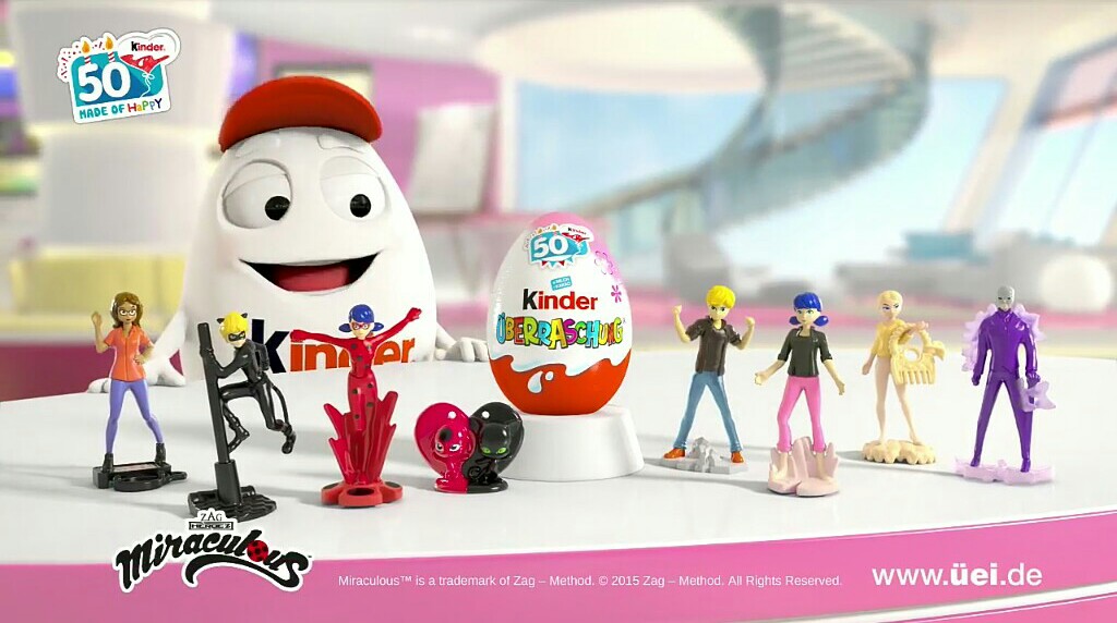 Miraculous Surprises in Kinder eggs 