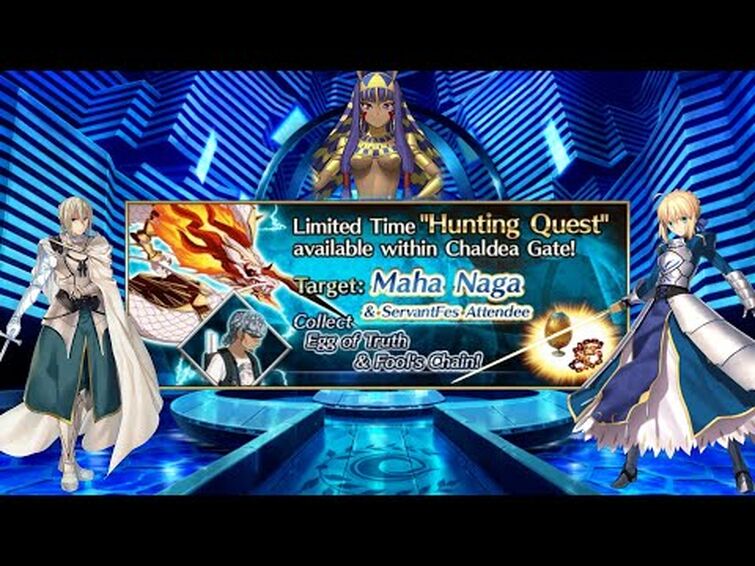 【FGO NA】Hunting Quest Part 8 - Day 6 (Final) - Mahanaga Hunt 3T Farming【Fate/Grand Order】