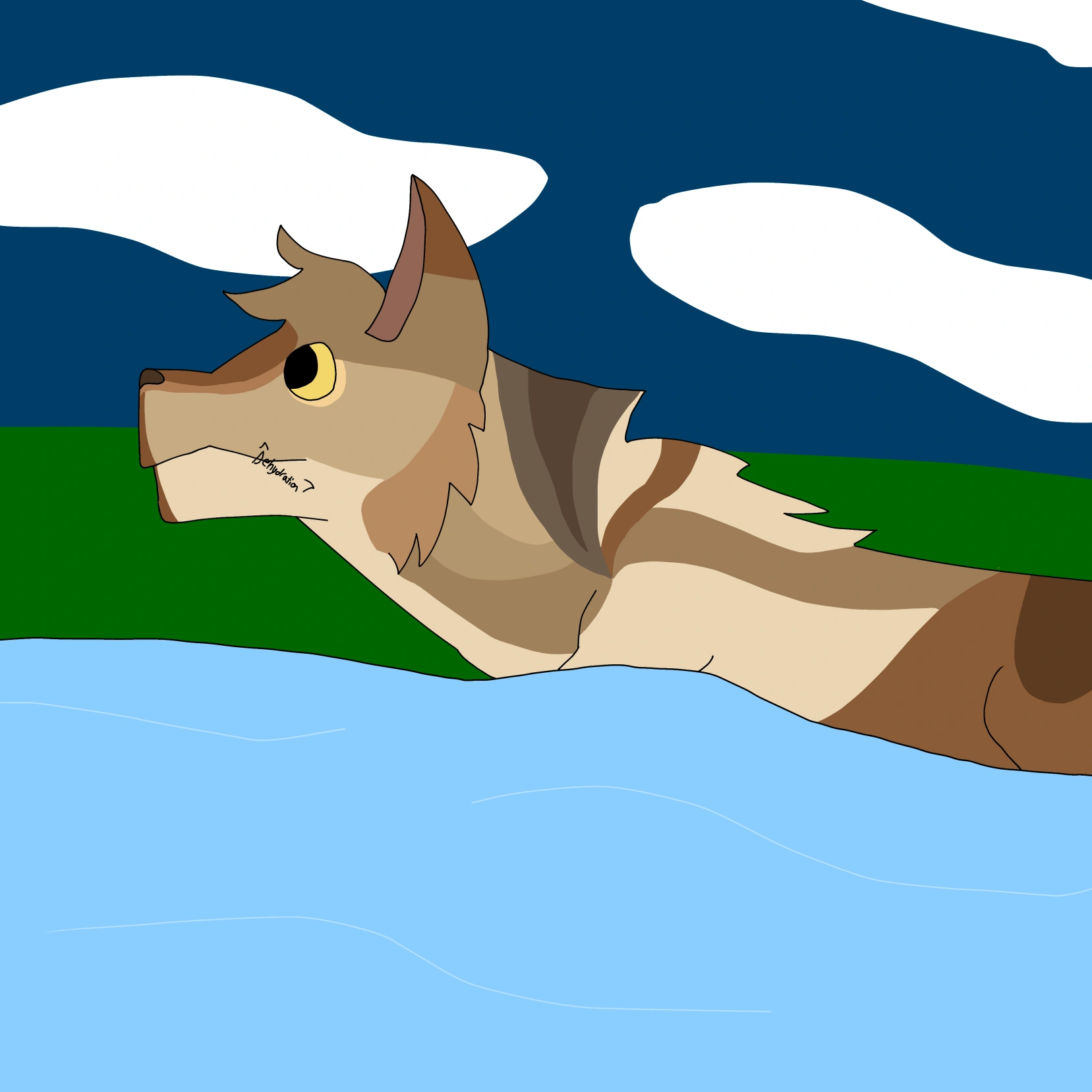 Dumps art and runs | Fandom