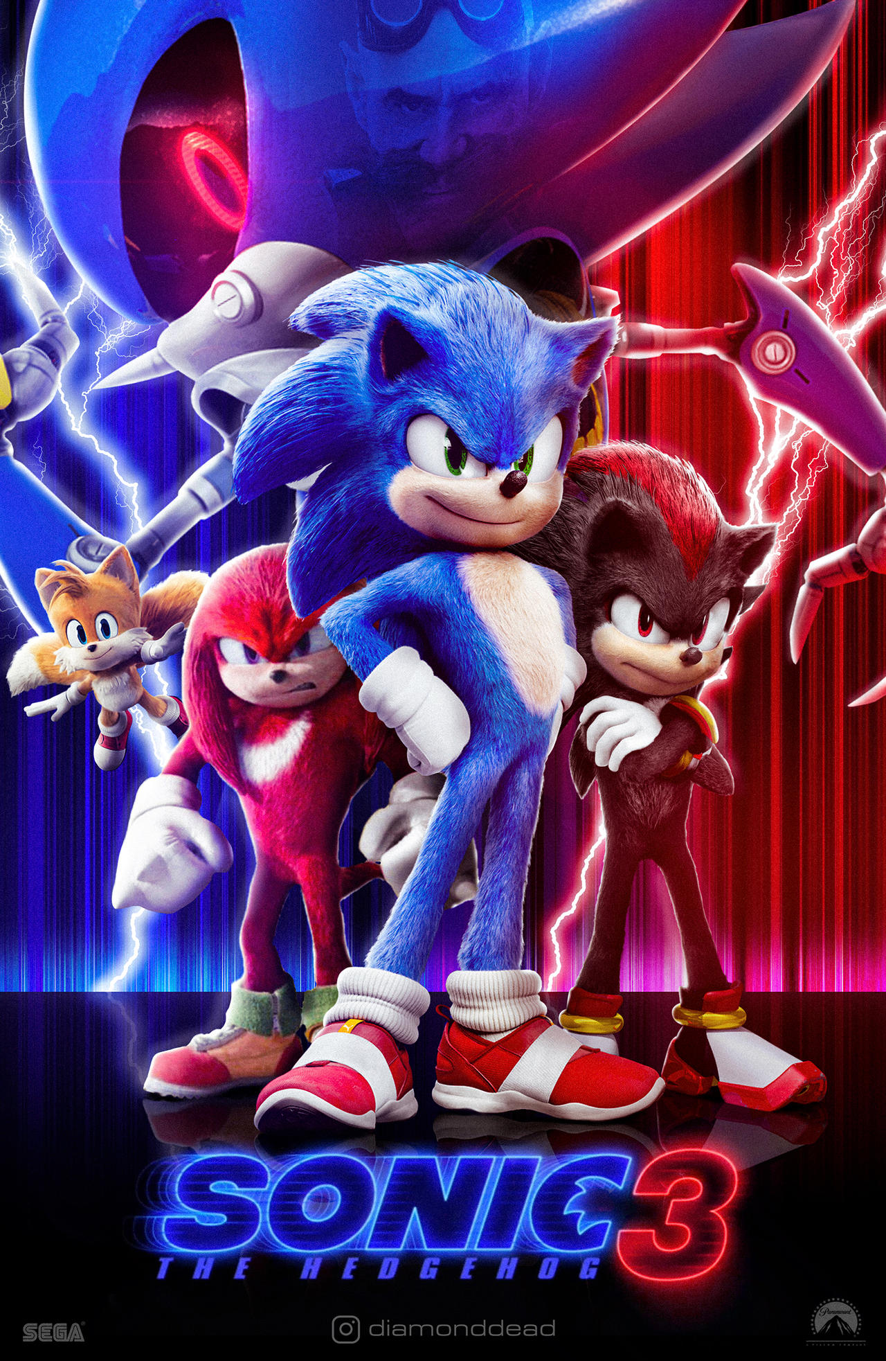 Sonic 3 Poster By diamonddeadArt Fandom