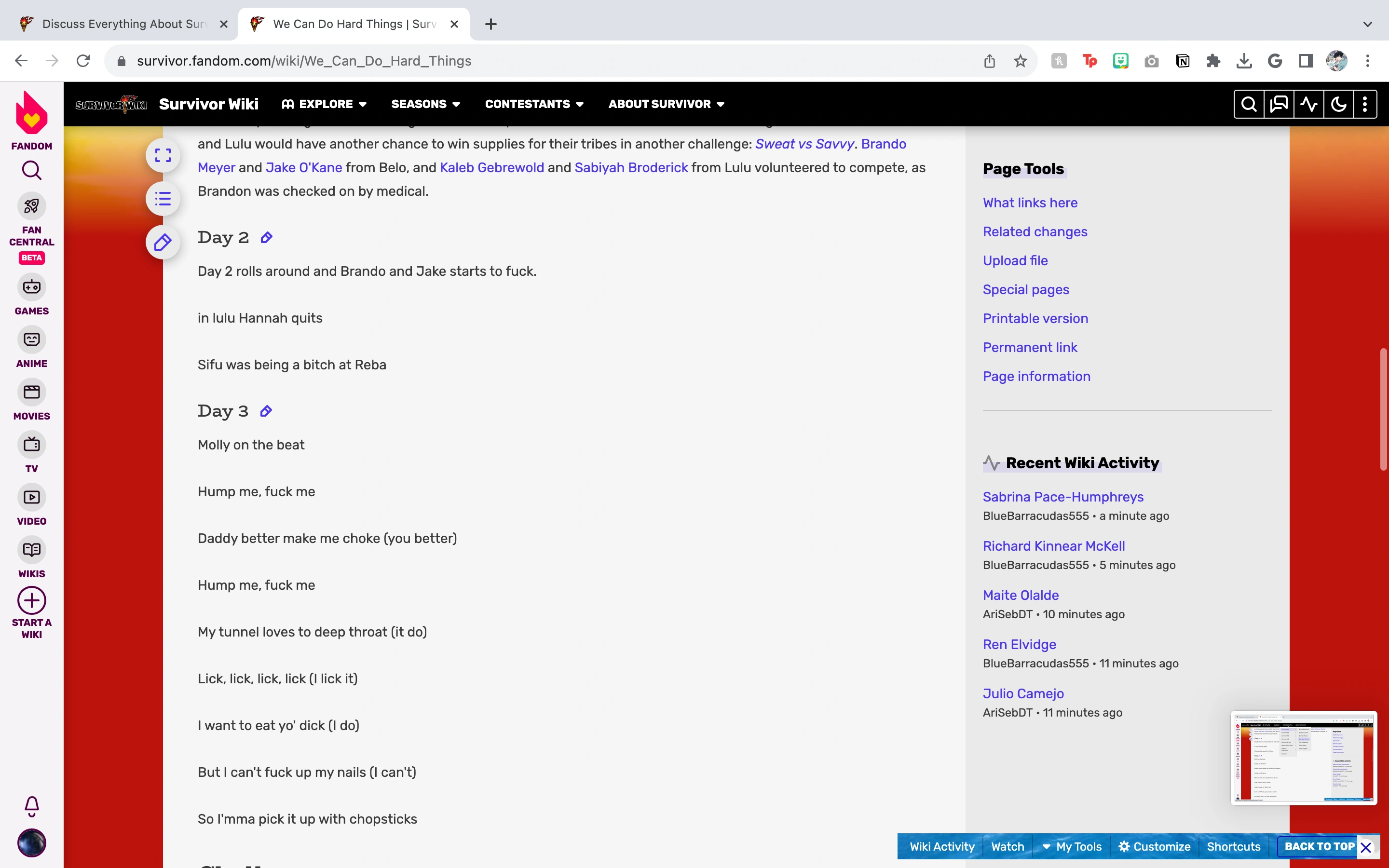 Page Vandalism Fandom