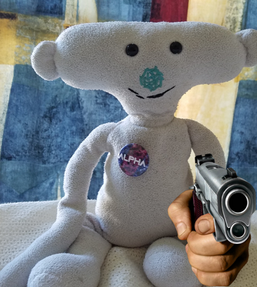 Bear alpha plush deals