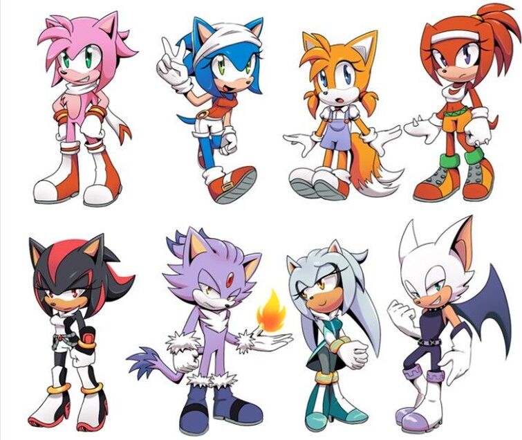 Los Personajes De Sonic En Género Opuesto Cuál Les Gustó Más Fandom 