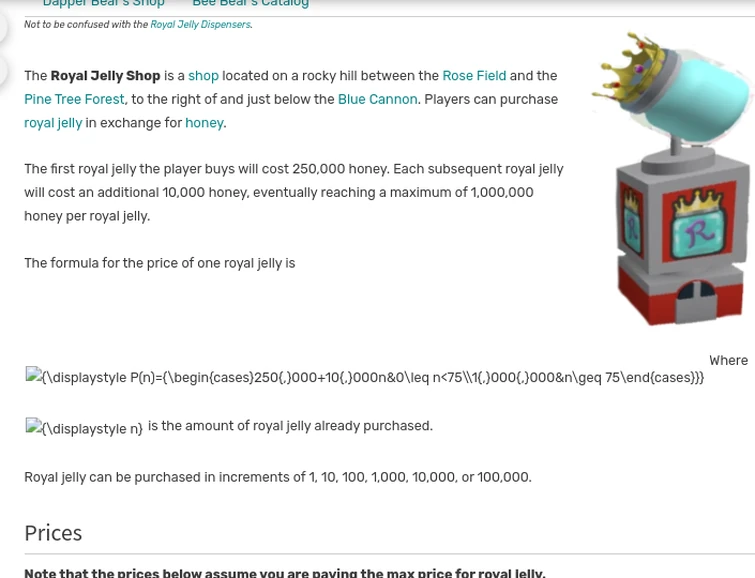 seems like the royal jelly dispenser shop s having a seizure Fandom