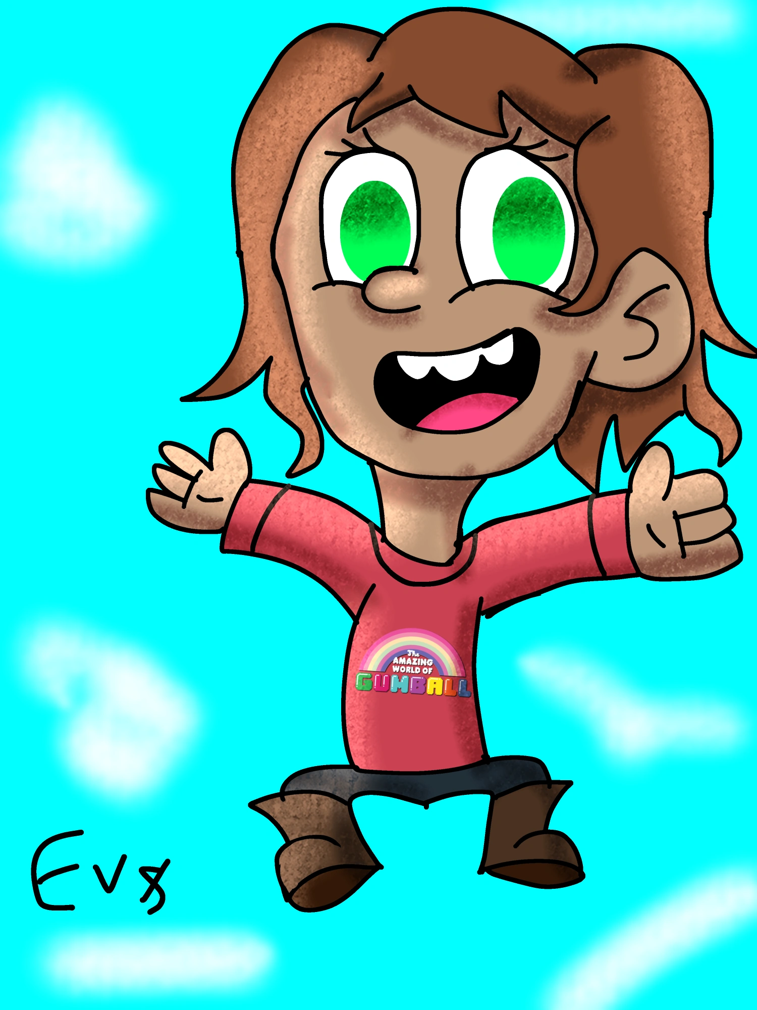 My drawing of a cute girl Fandom