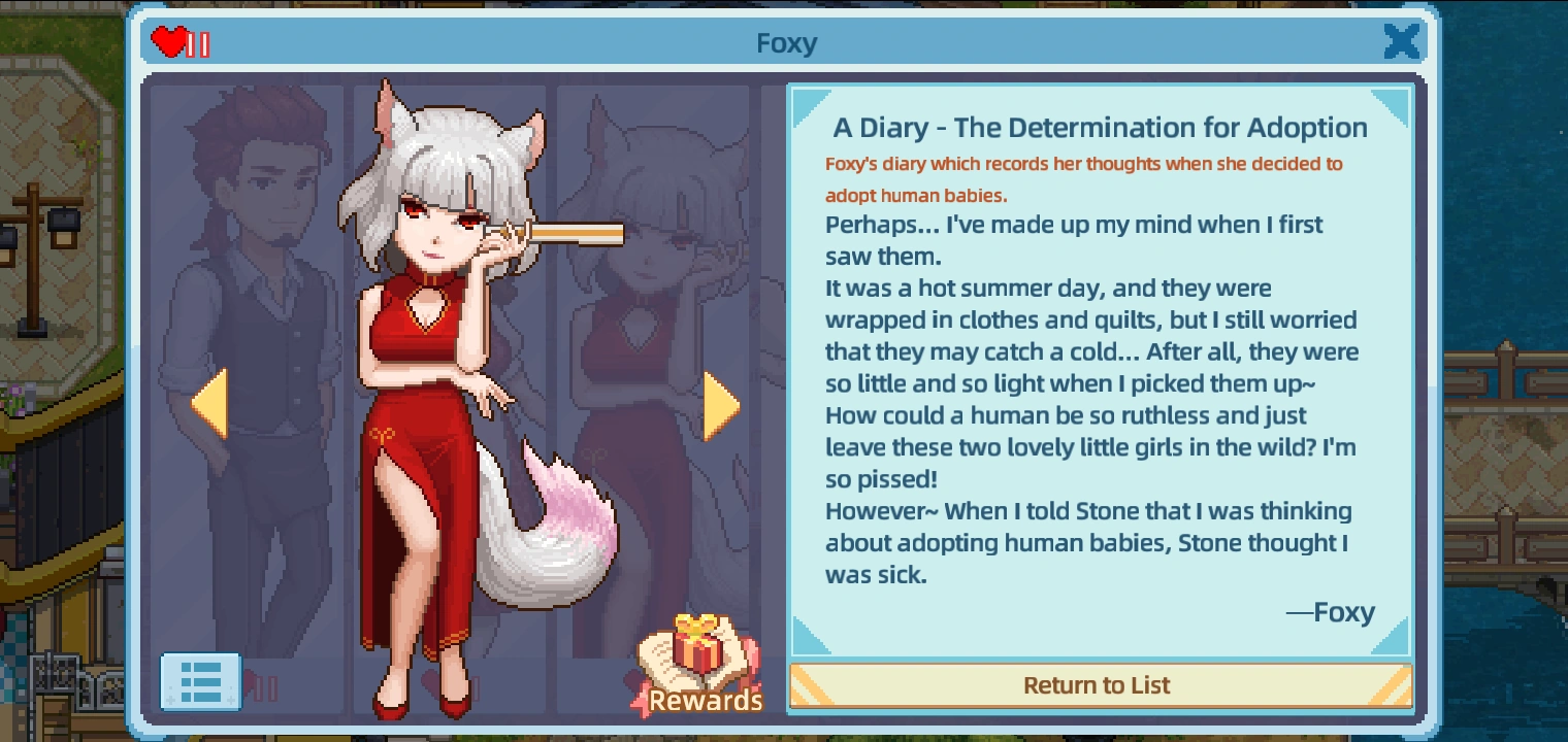 Harvest Town Affinity Foxy quest Fandom