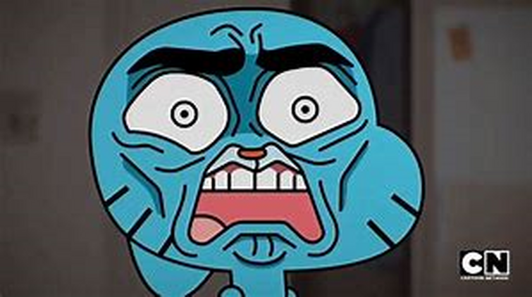 amazing world of gumball funny faces