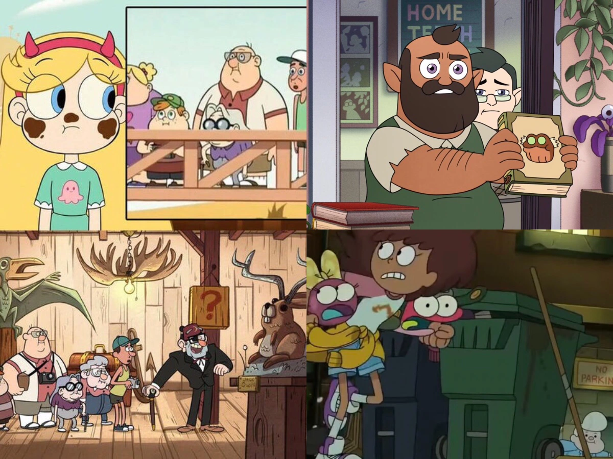 Amphibia, Owl House, SVTFOE and Gravity Falls definitely take place in