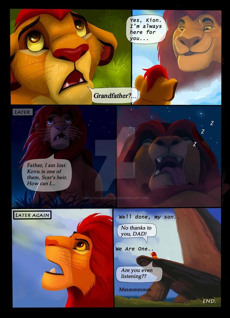 Funny Lion King comic by Nostalgicchills | Fandom