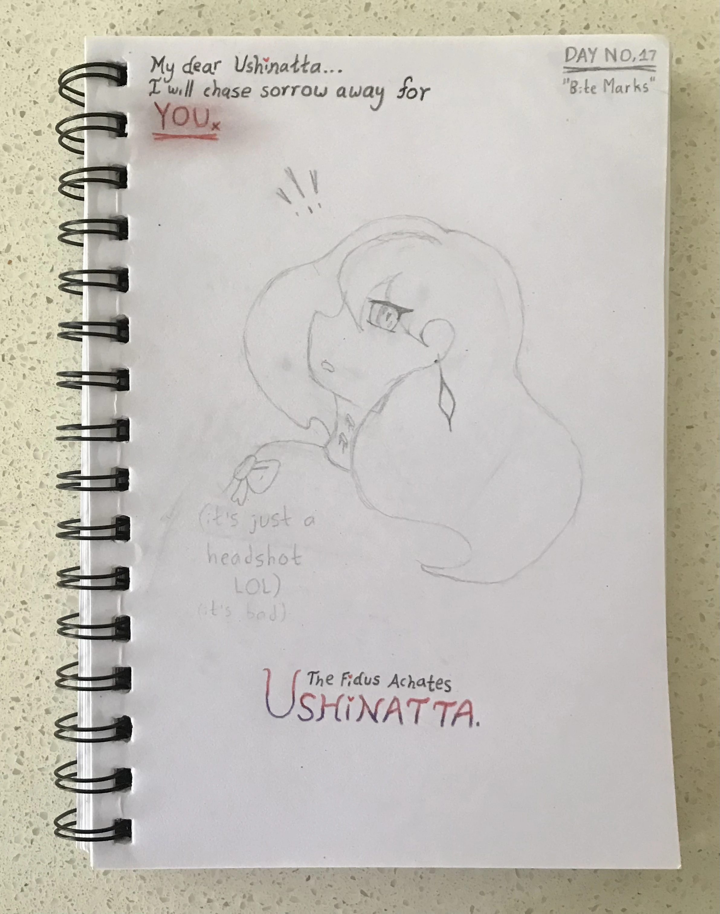 Goretober 2024, Day No. 17 “Bite Marks” [Rough Sketch] Fandom