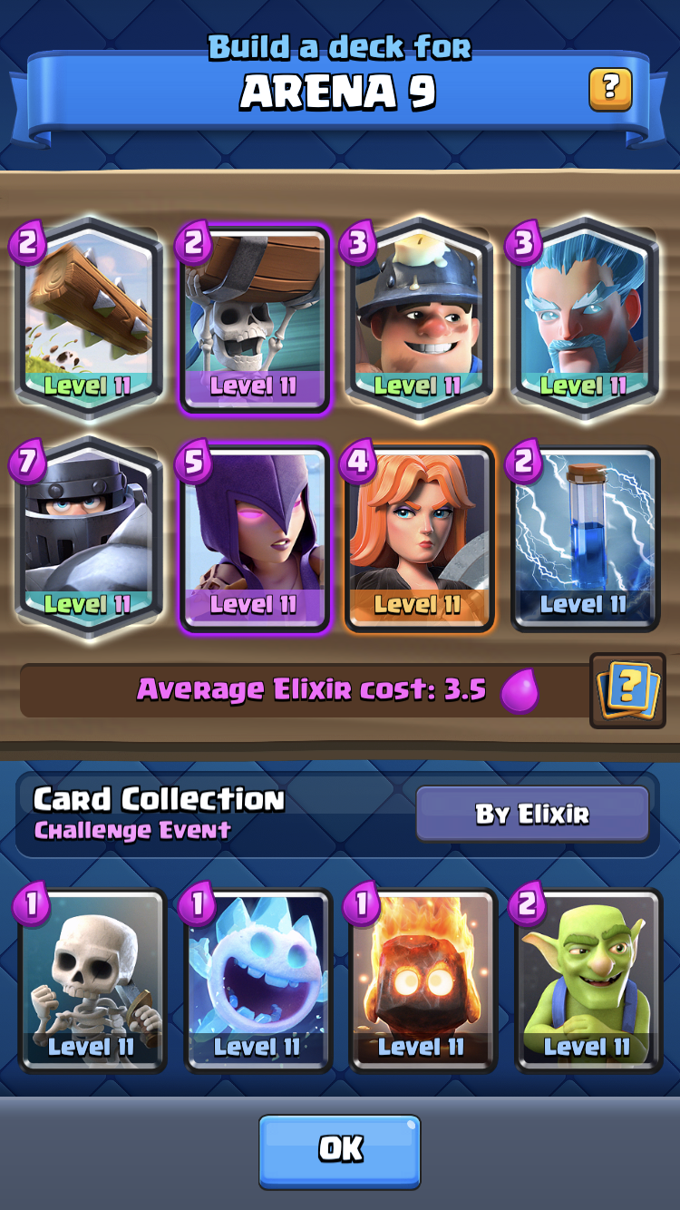 Best Arena 9 decks  Best Clash Royale decks for challenges