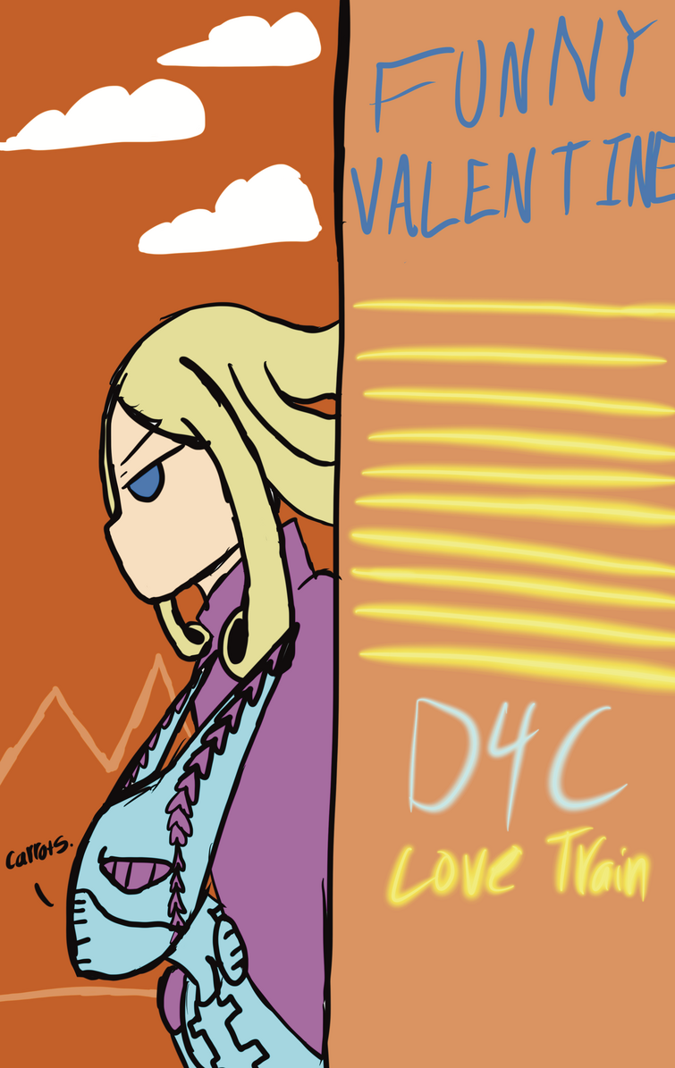 Funny Valentine And D4c Love Train Drawing Fandom