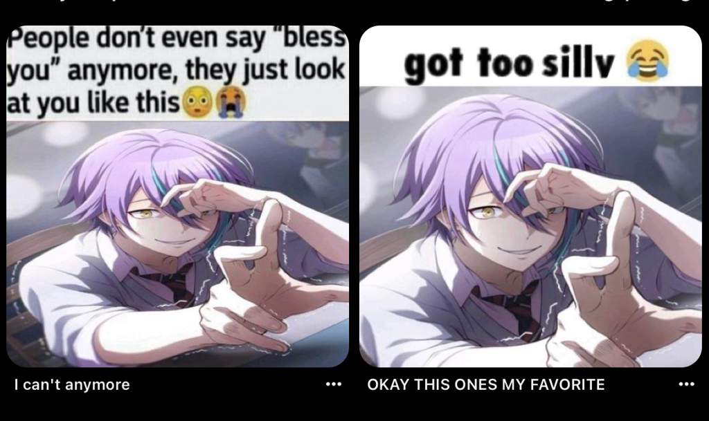 Anime memes on X: Bless you! Post
