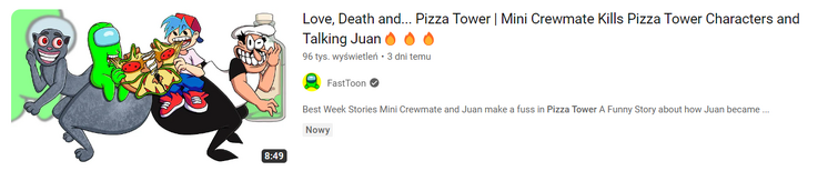 Mini Crewmate Kills Pizza Tower Characters