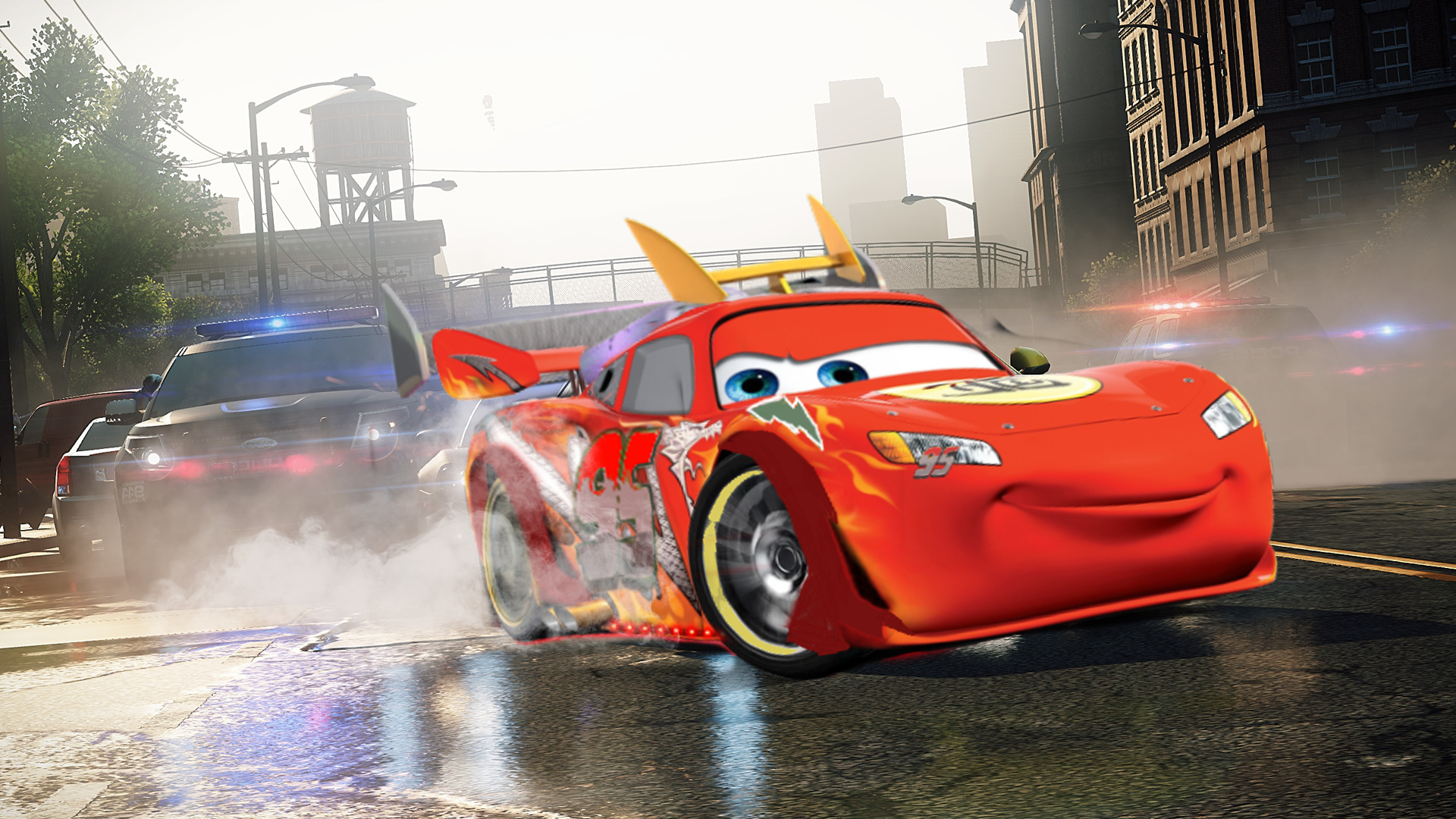 Lightning McQueen Drifting