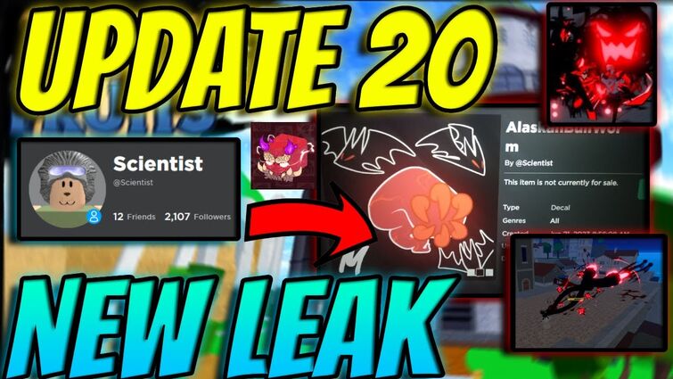 Update 20 Release Date & EVERY Update 20 Leak! (Blox Fruits!) 