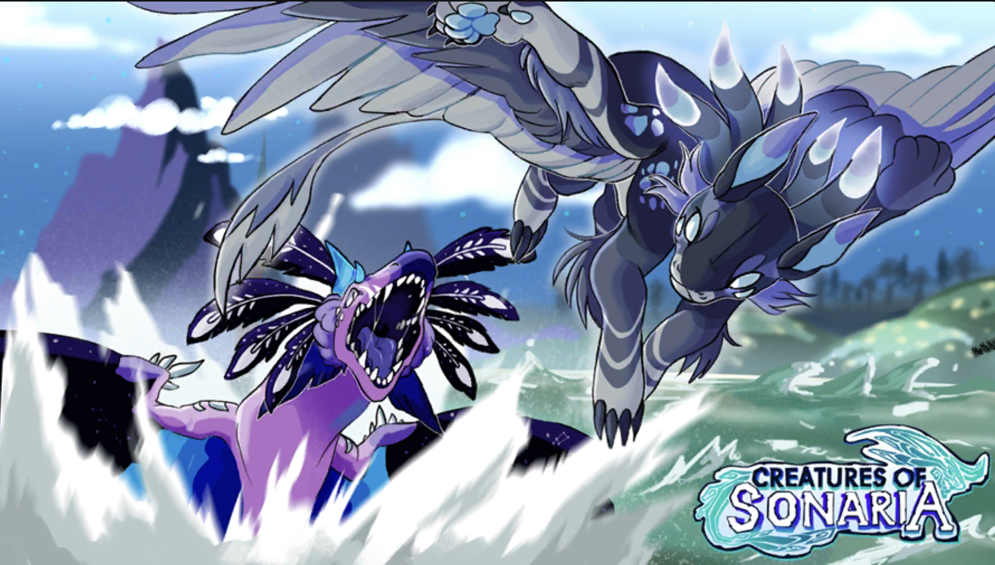 ArtStation - Discord Banner Illustration for Creatures of Sonaria