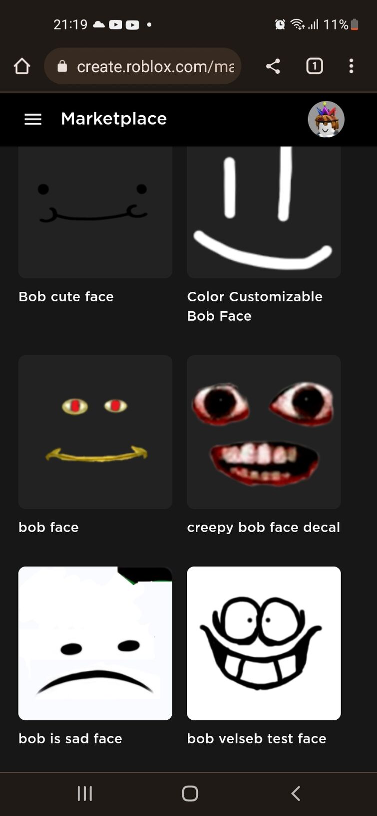 Glue Face Eating - Roblox  Face template, Roblox, Face
