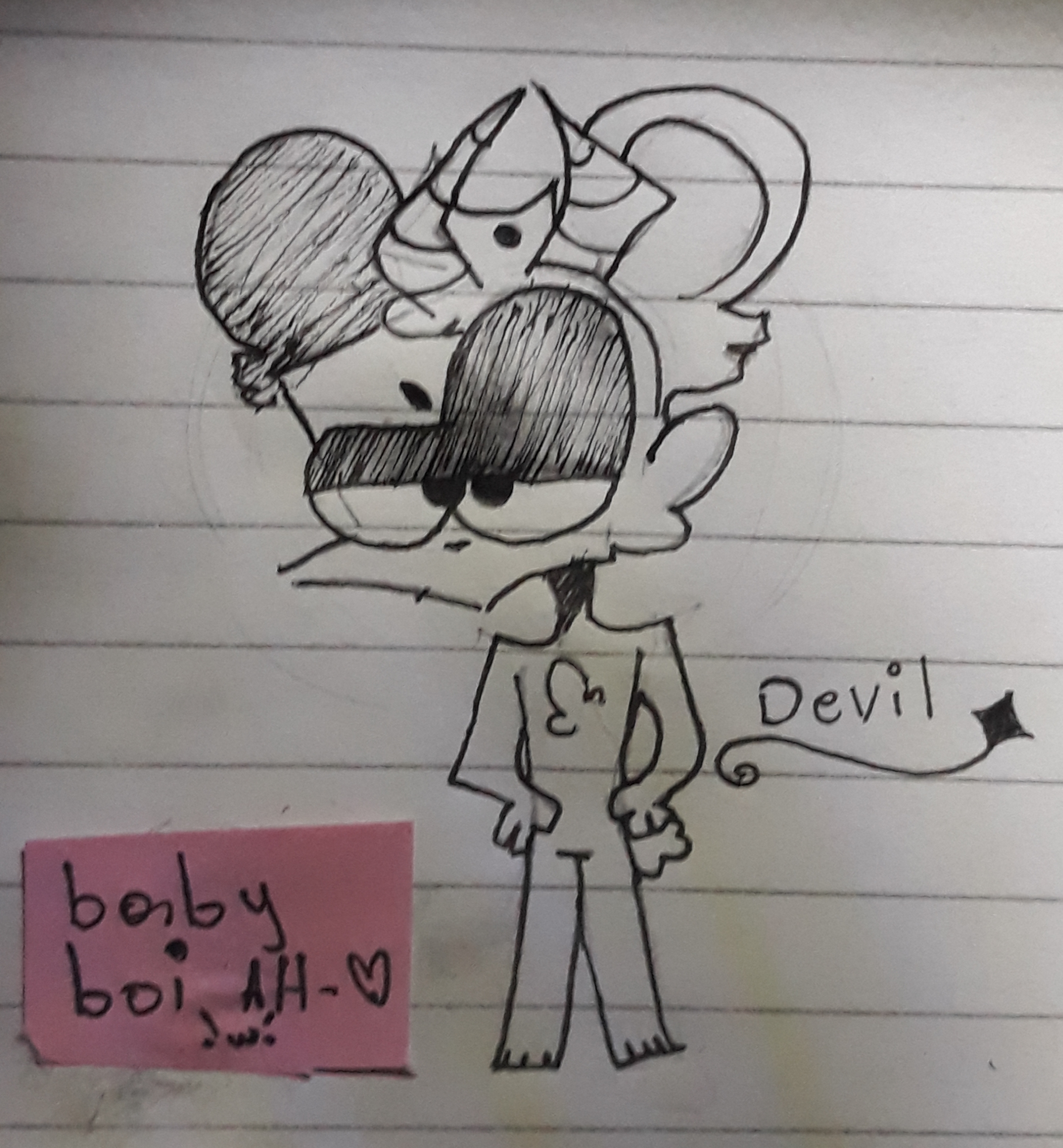 D E V I L Fandom - roblox baby sketch