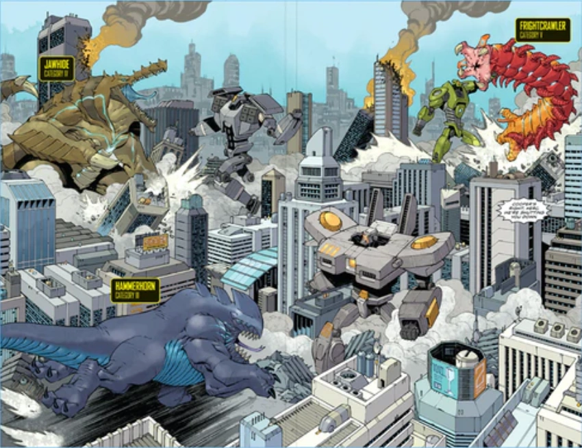 multiple kaijus from Pacific rim Blackout (prequel to the Netflix ...