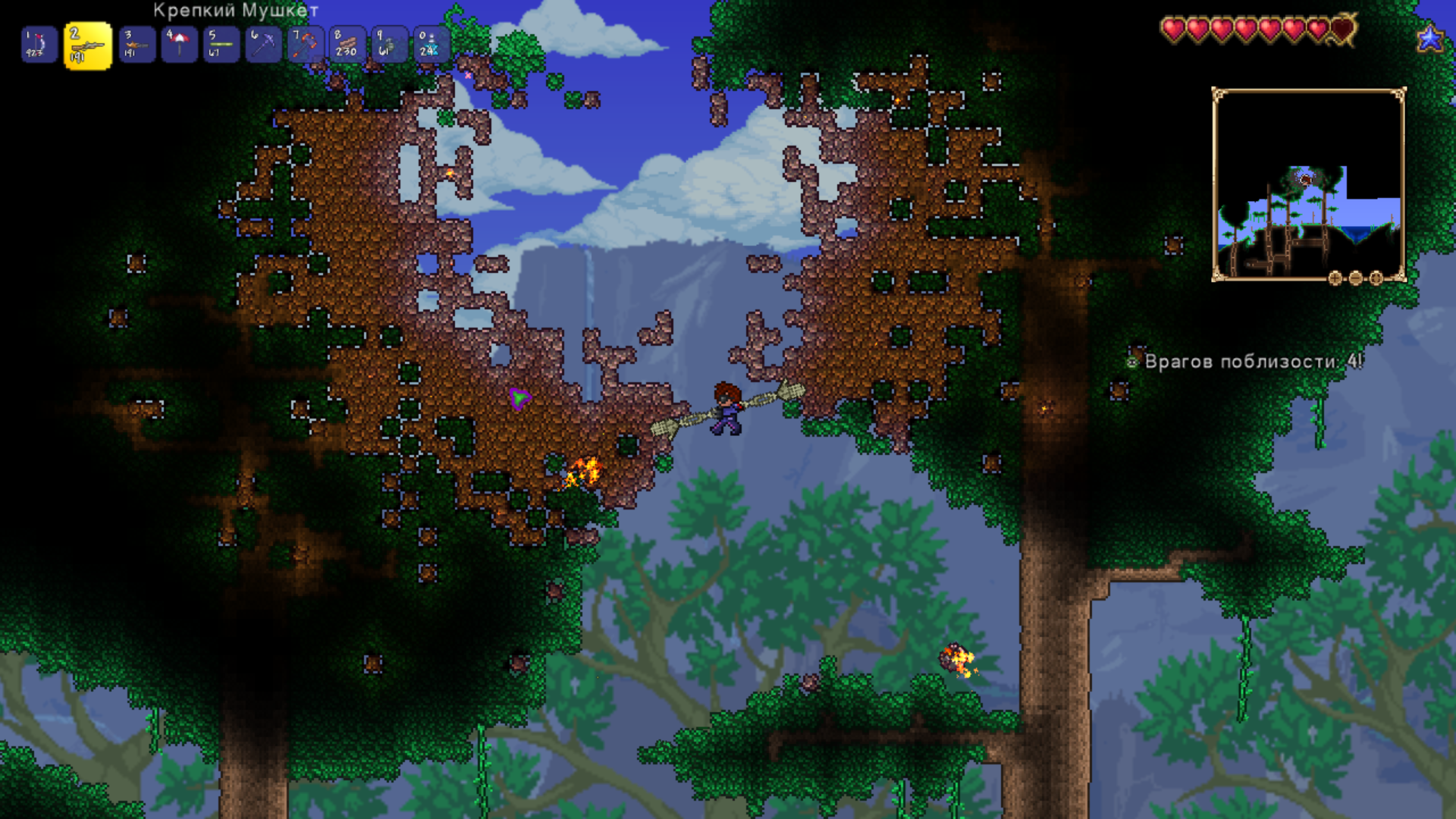 Terraria нет метеорита фото 14