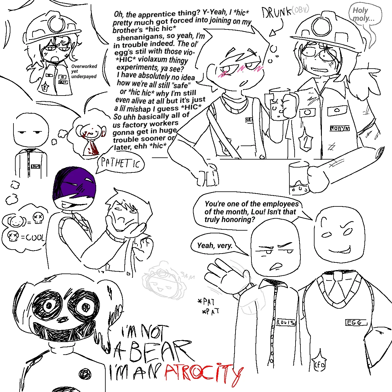 Messy cheese factory lore doodles Fandom