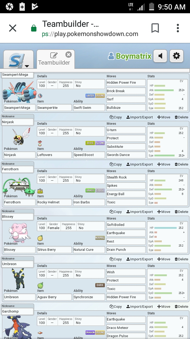 Pokémon Showdown Teambuilder Discord Bot