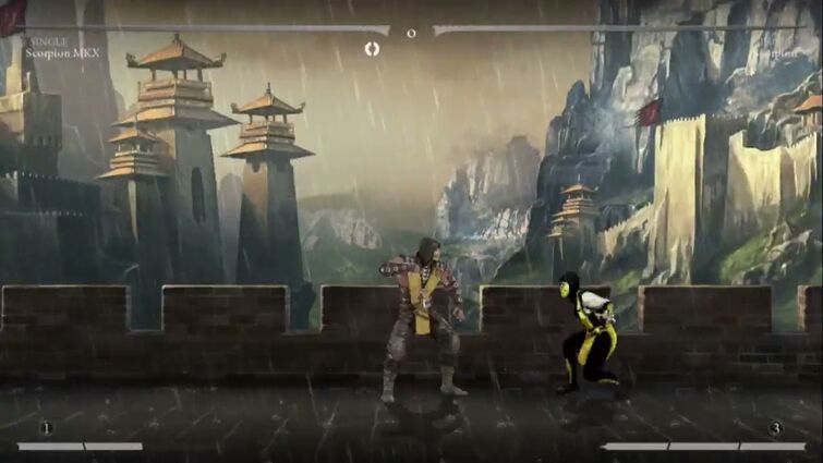 Scorpion MKX VS Classic Scopion MK3 Full FIGHT + Fatality - (MKDE v3.3.7) Mugen