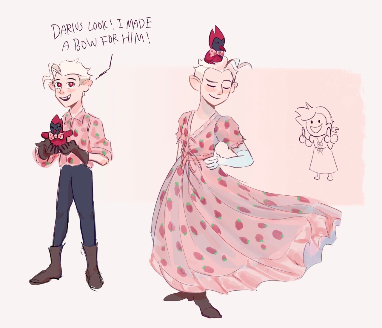 Hunter looks better in a dress | Fandom