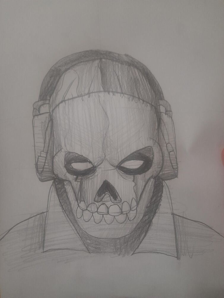 call of duty ghost logo drawing
