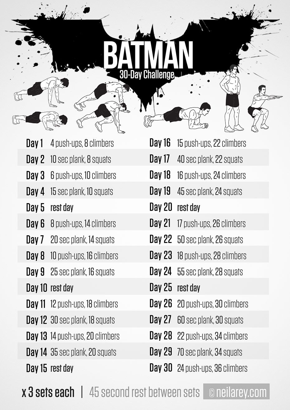 Batman Workout Challenge | Fandom