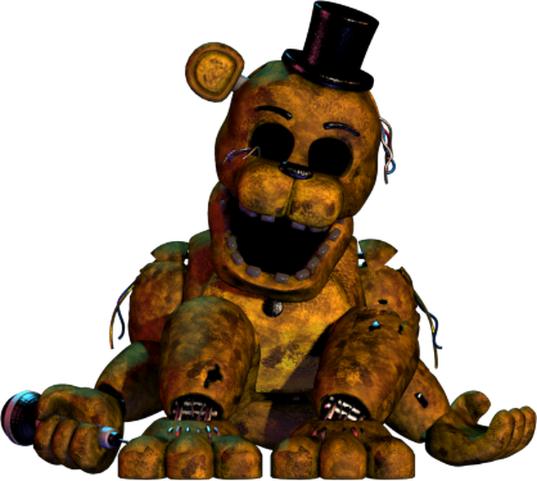 To those who believe Fredbear BECOMING Golden Freddy (instead of