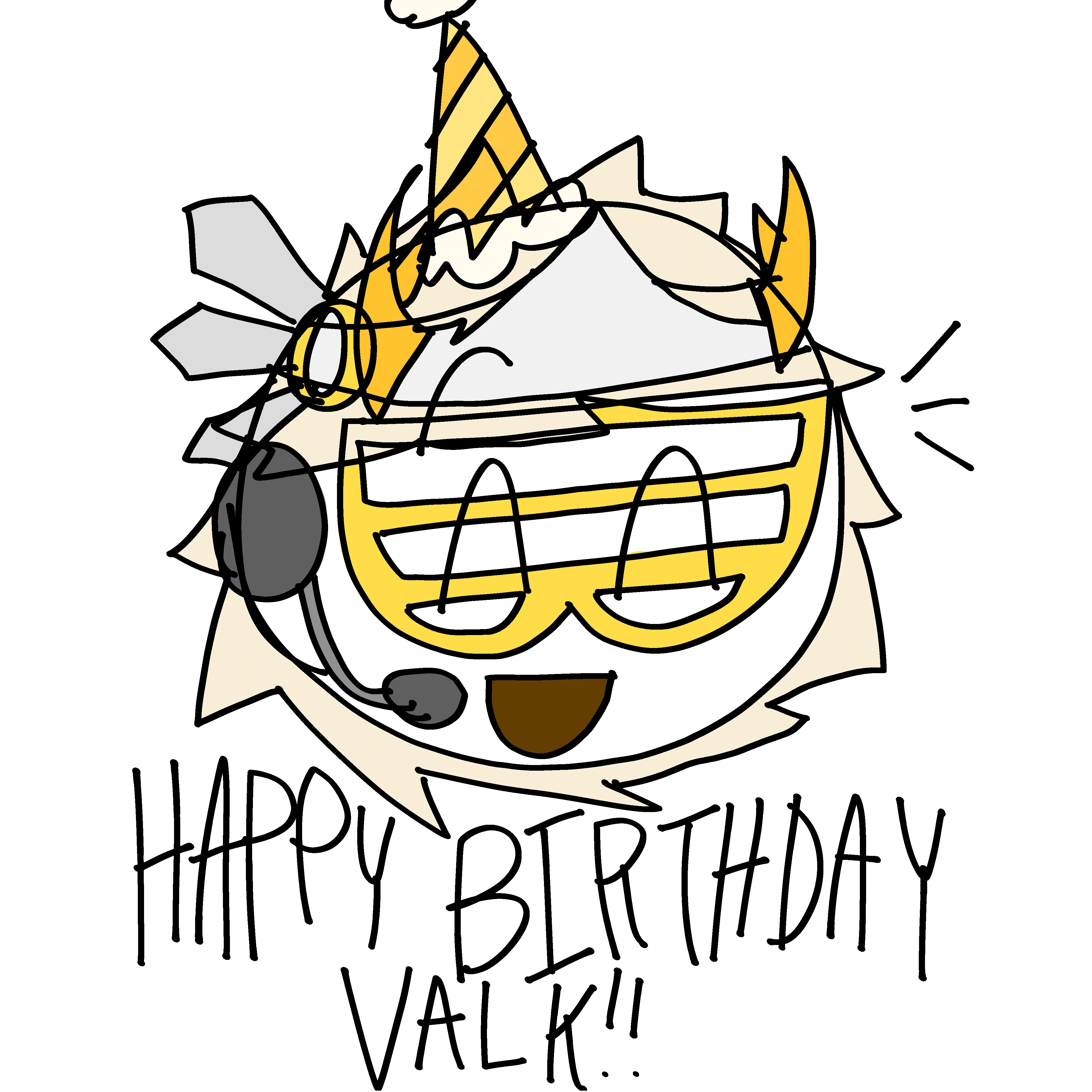 I SWEAR I&rsquo;LL MAKE ACTUALLY DECENT ART LATER FOR VALK&rsquo;S BIRTHDAY I SWEAR