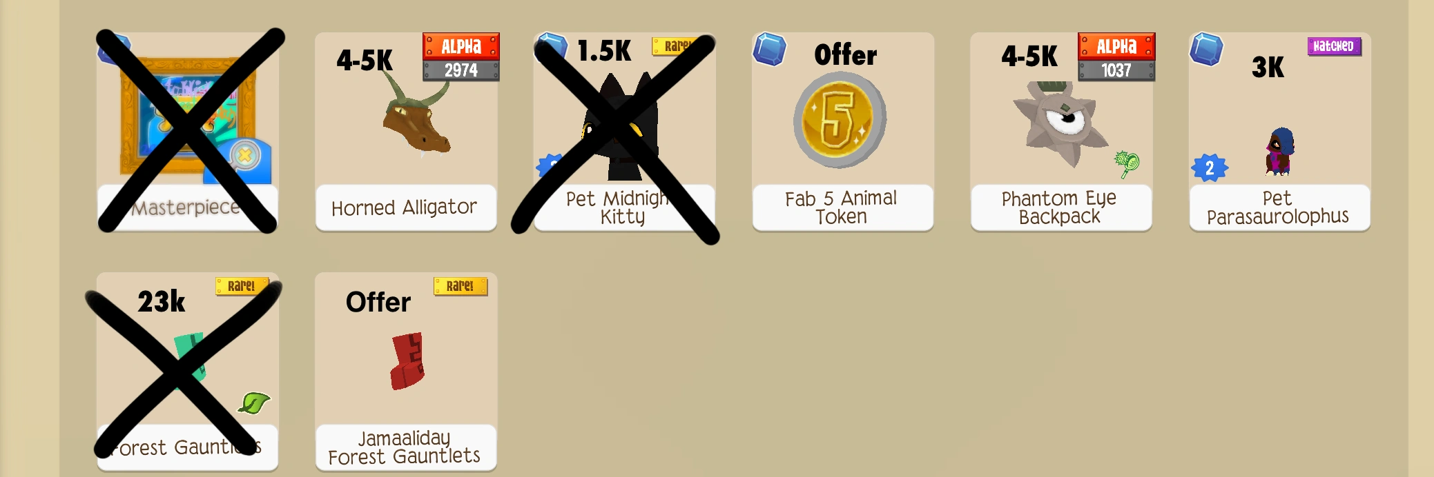 Selling high value items! Fandom