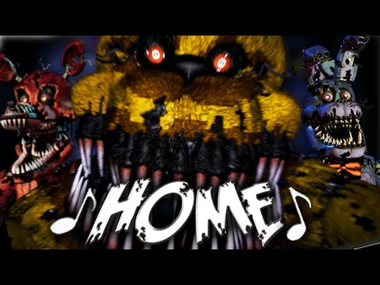 NateWantsToBattle: Home [FNaF LYRIC VIDEO] FNaF Song