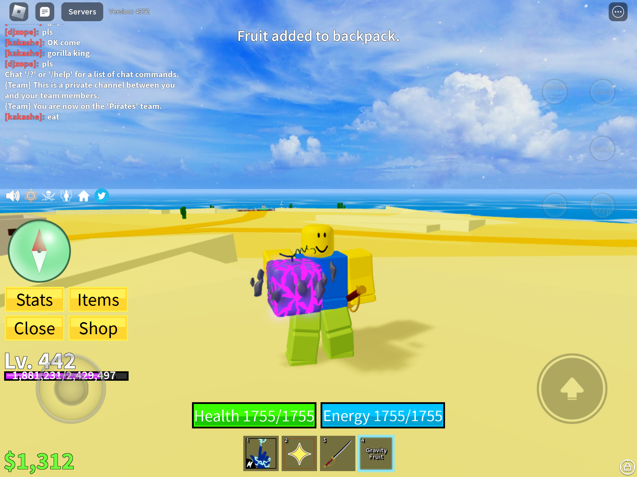 How To Get Gravity Fruit In Blox Fruits