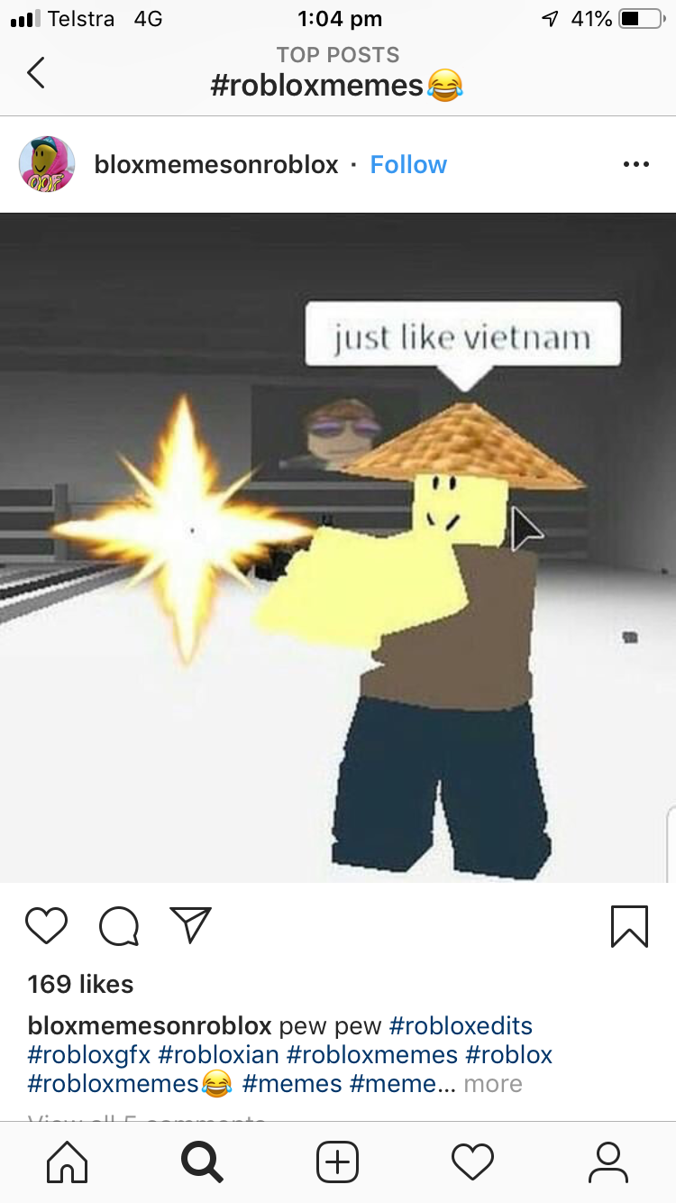 Just Like Vietnam Roblox Meme