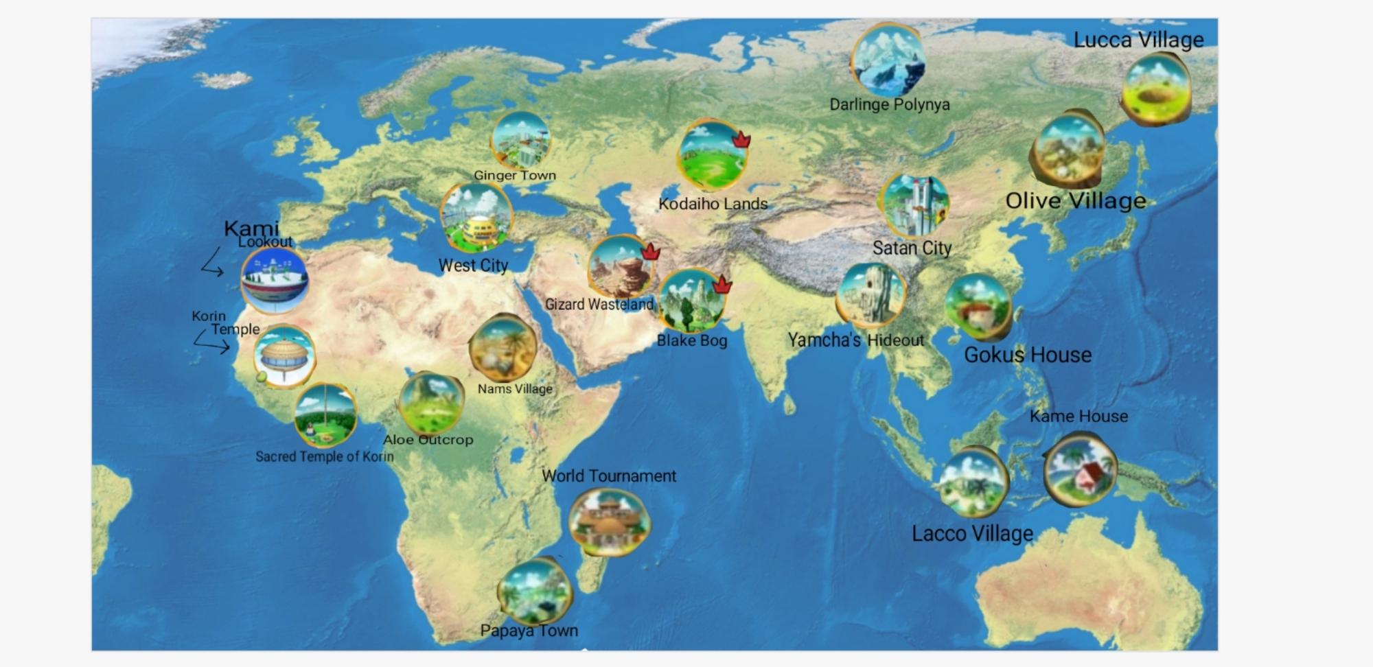 Here the map of the real world | Fandom