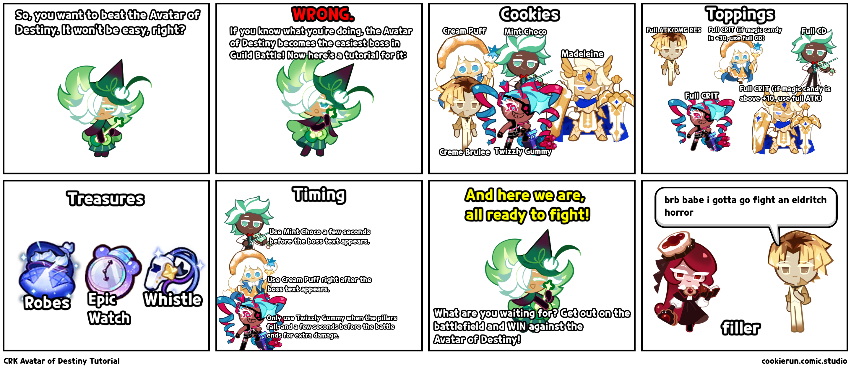 CRK Avatar of Destiny Tutorial Comic! Fandom