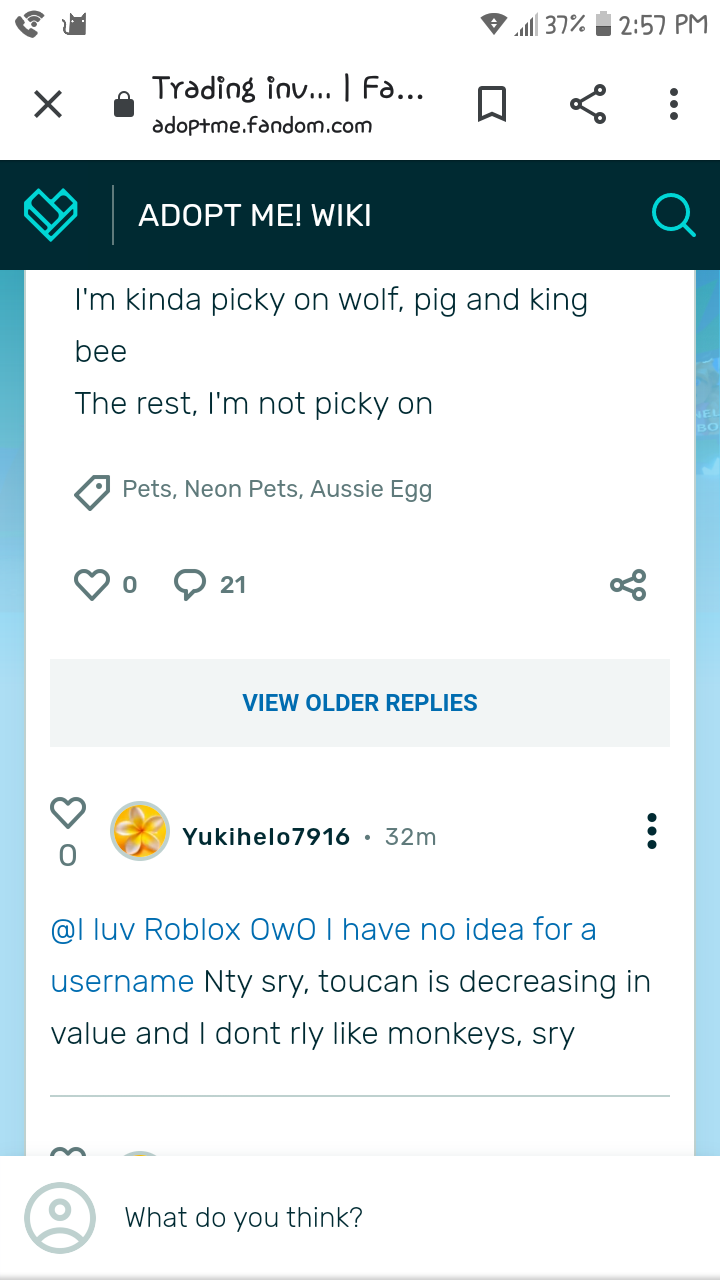 Trading Inv Fandom - roblox wolf usernames