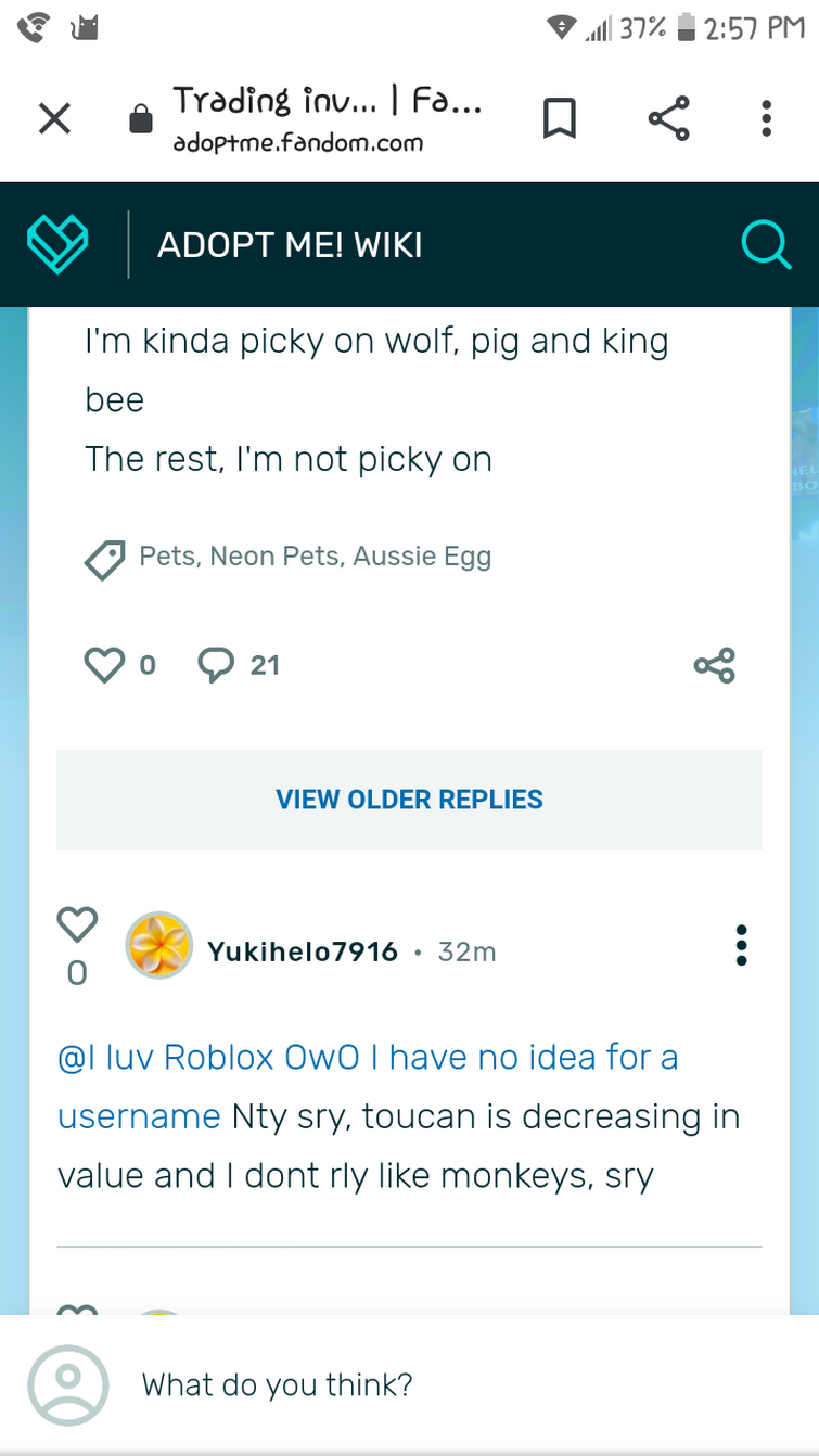 Trading Inv Fandom - wolf usernames for roblox