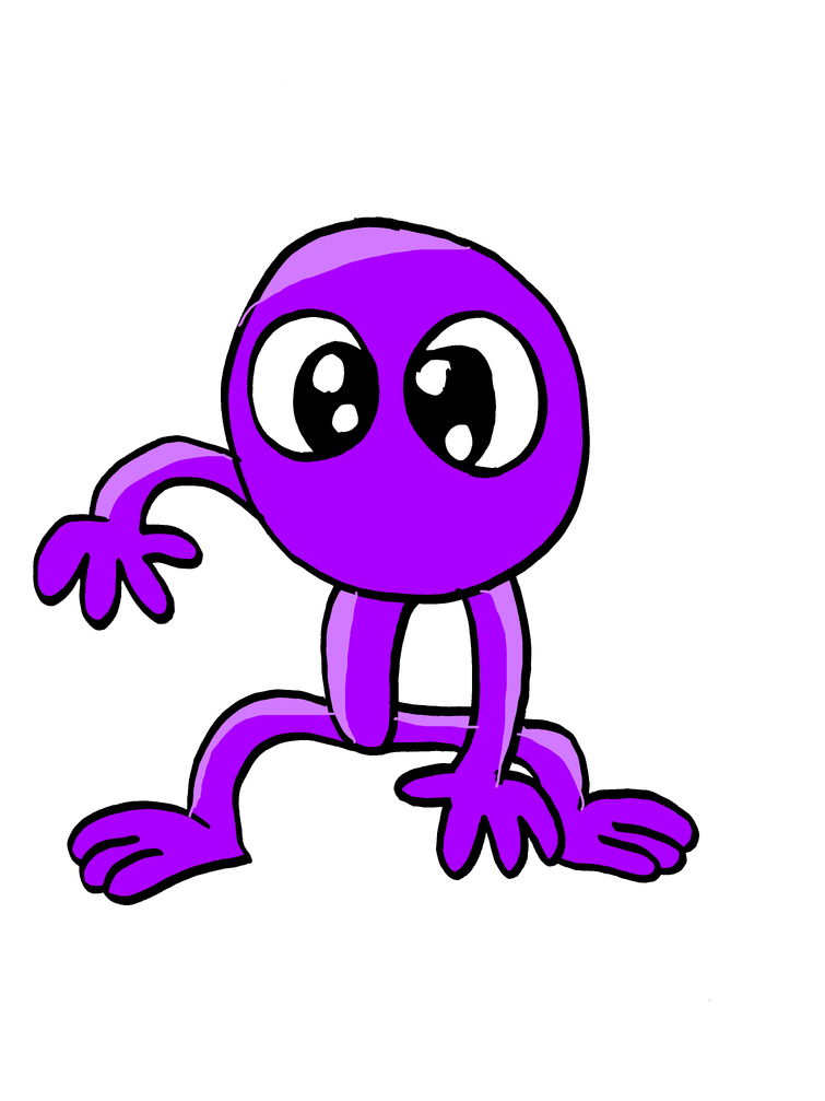 My cute drawing of Purple