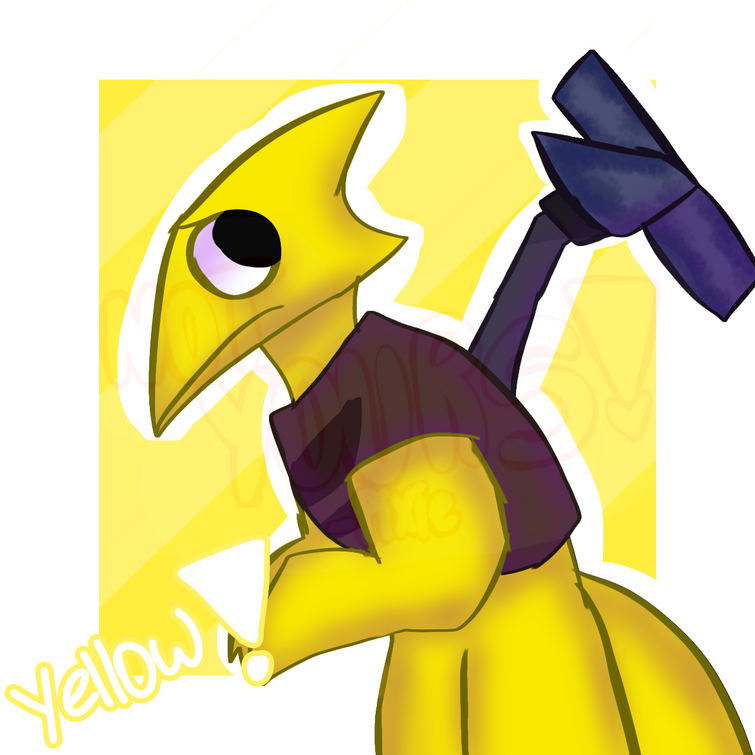 I made fanart of yellow!