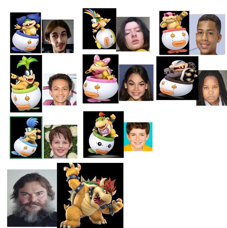 What if these are the cast of the Koopa family. Fandom
