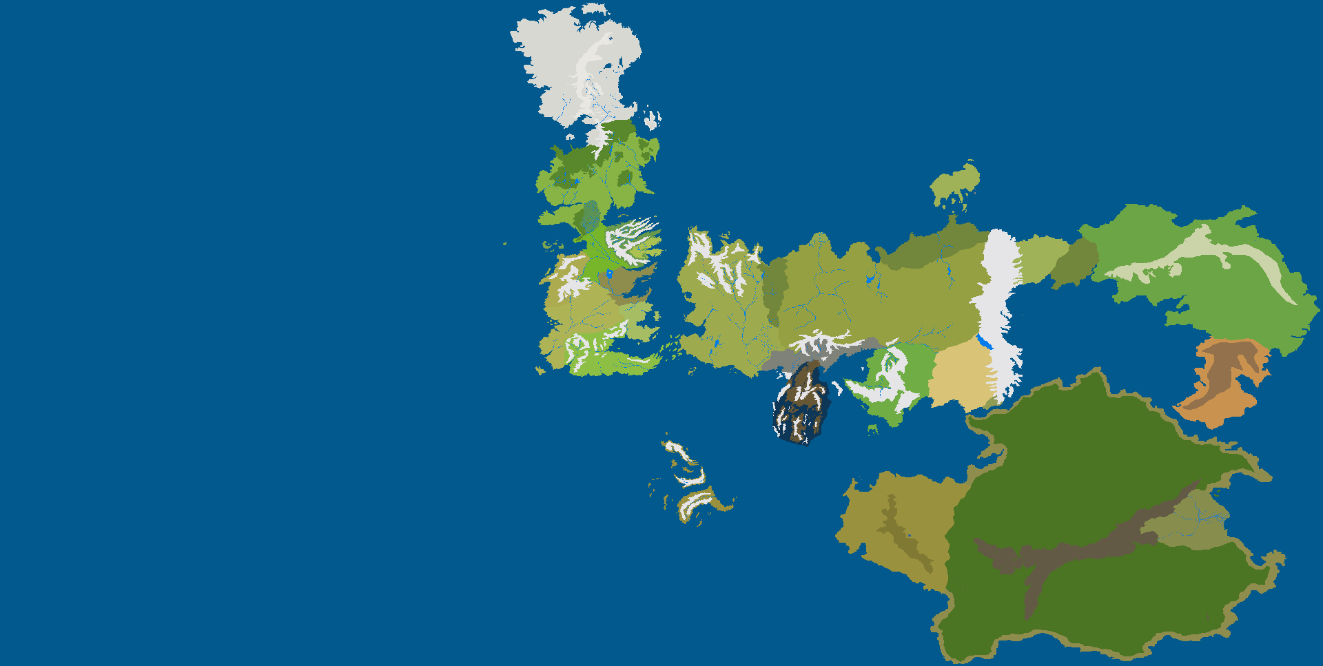 Эссос игра престолов карта
